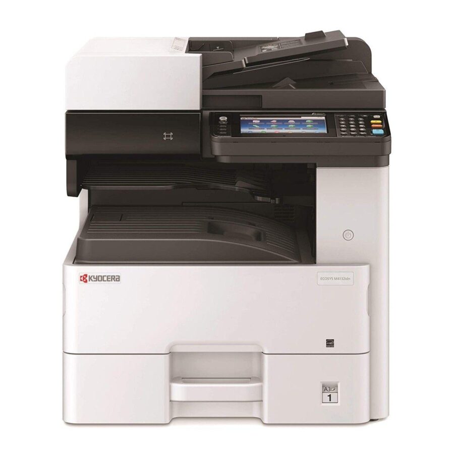 Kyocera Ecosys M4132idn A3, МФУ, лазерное, черно-белое, 32стр/мин, 1200dpi, 1200МГц, 1024Мб, 32Гб, 50АПД,  500+100, AirPrint/USB/Ethernet , 3000стр/картридж, (1102P13NL0)