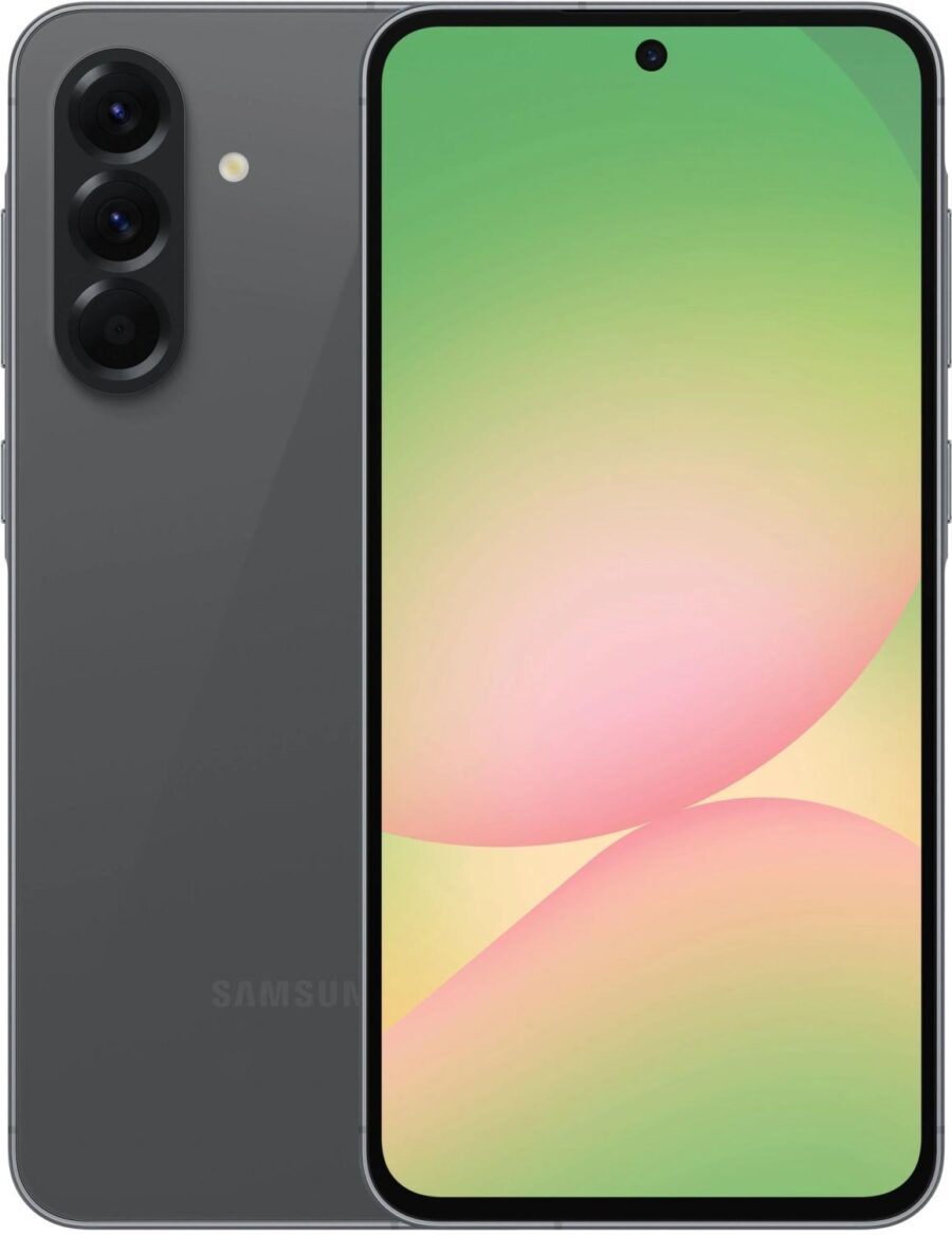 Смартфон Samsung SM-A566E Galaxy A56 5G 256Gb 8Gb черный моноблок 3G 4G 2Sim 6.7" 1080x2340 Android 15 50Mpix 802.11 a/b/g/n/ac/ax NFC GPS GSM900/1800 GSM1900 Protect