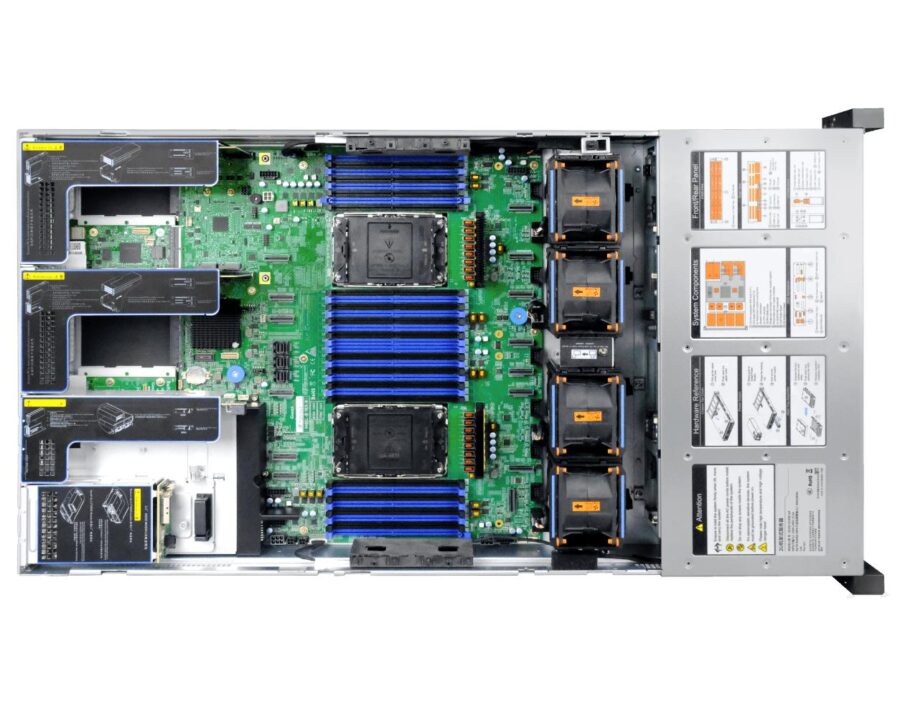 Серверная платформа/ Gooxi SR201-D25RE-G2  2U, 2x Socket SP5 ; 24x DDR5; 25x 2.5" SATA/SAS ;  12Gb/s SAS expander ; 2x 2.5" rear SAS/SATA; 2x 2.5" rear NVMe ; 2х M.2 NVMe 2280 ;  2xPCIe 5.0x16;  4xPCIe 5.0x8; OCP3.0 ; 2x1GbE i350; IPMI ; RAIL; 2x1300W (EU — изображение 3