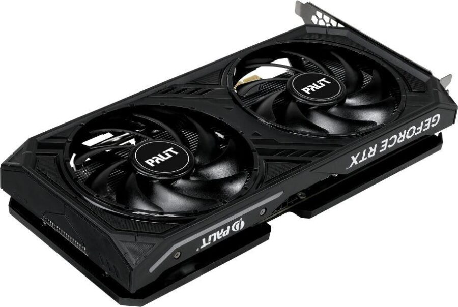 Видеокарта Palit PCI-E 4.0 RTX4060 DUAL OC NVIDIA GeForce RTX 4060 8Gb 128bit GDDR6 1830/17000 HDMIx1 DPx3 HDCP Ret — изображение 3