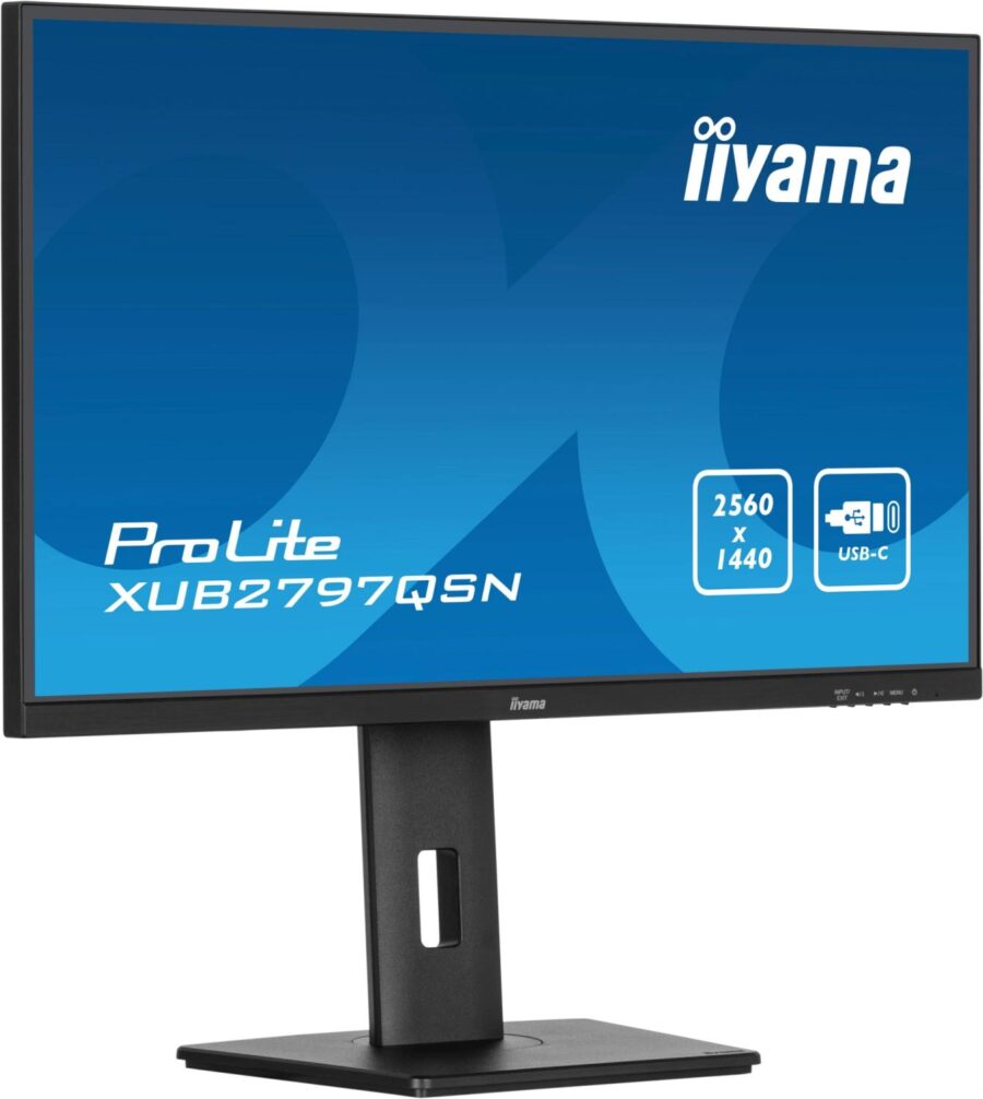 Монитор Iiyama 27" ProLite XUB2797QSN-B1 черный IPS LED 16:9 HDMI M/M матовая HAS Piv 1300:1 350cd 178гр/178гр 2560x1440 100Hz DP Quad HD 2K (1440p) USB 6.1кг — изображение 4