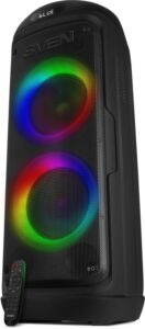 Купить Колонка порт. Sven AC PS-770 черный 100W 1.0 BT/3.5Jack 10м 4400mAh (АС PS-770) - 4D-14703846 из реестра по лучшей цене
