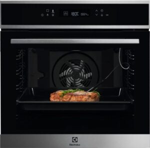 Купить Встраиваемые электрические духовки ELECTROLUX/ Встраиваемый духовой шкаф с конвекцией, объем 72 л, 11 режимов, 9 автопрограмм, очистка пиролитическая, 4 стекла в дверце, направляющие проволочные + телескопические (1 уровень), термощуп, сенсорное управлени - 4D-13550375 из реестра по лучшей цене