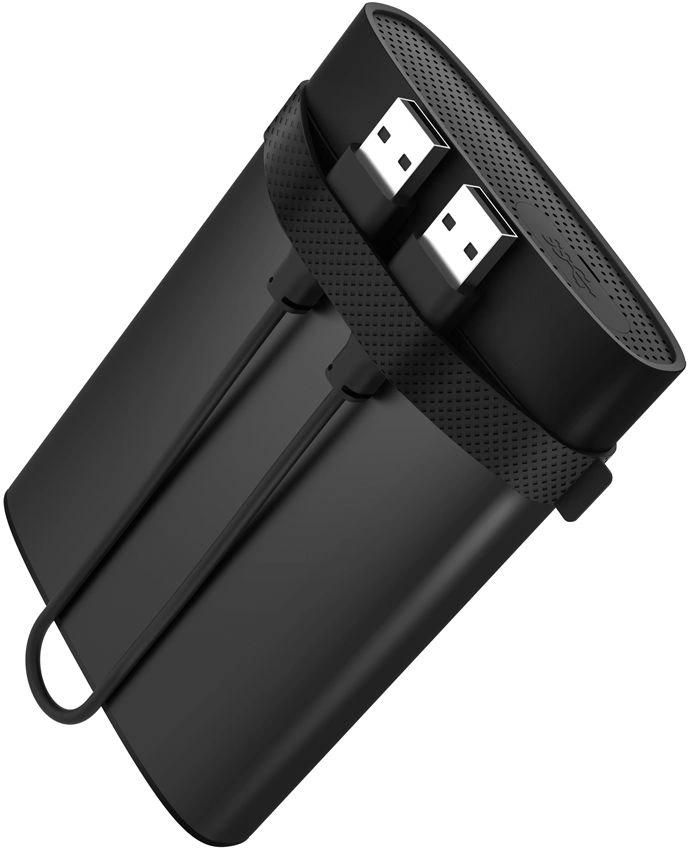 Жесткий диск Silicon Power USB3.0 4TB SP040TBPHD85BS3K A85B Armor 1.8" черный — изображение 4