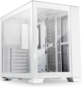 Купить Корпус Lian-Li O11 Dynamic MINI белый без БП ATX 9x120mm 6x140mm 2xUSB3.0 audio bott PSU - 4D-14403693 из реестра по лучшей цене