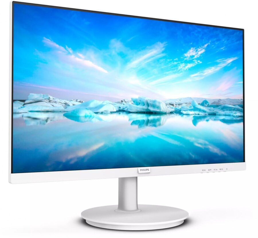 Монитор Philips 23.8" V Line 241V8AW (00/01) белый IPS LED 16:9 HDMI M/M матовая 250cd 178гр/178гр 1920x1080 75Hz VGA FHD 2.87кг — изображение 2