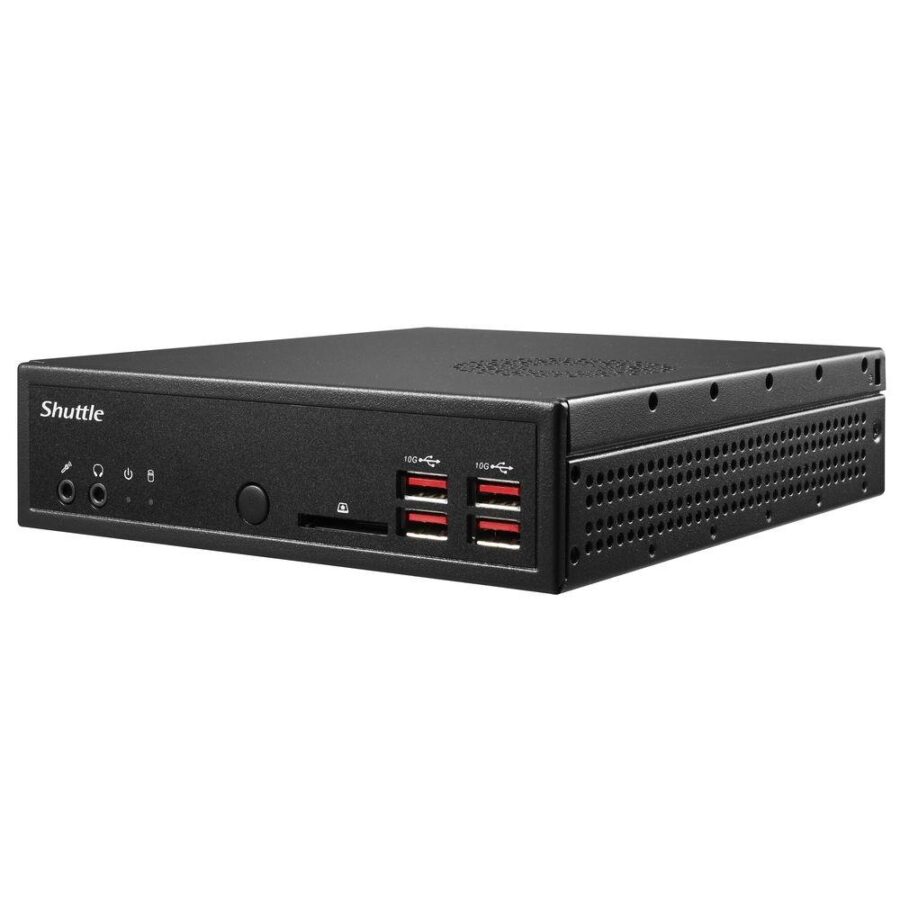 Платформа системного блока с ЦПУ Shuttle DH32U3 i3 1115G4, 2 x 260 pin DDR4 SODIMM slots,HDMI 2.0b x 4 quad independence video output 4K/2K playback, w/o EDID: 3+1 display — изображение 2