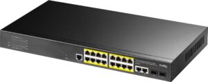 Купить Коммутатор Cudy GS2018PS2-200W (L2) 16x1Гбит/с 2SFP 16PoE+ 200W управляемый - 4D-14842696 из реестра по лучшей цене