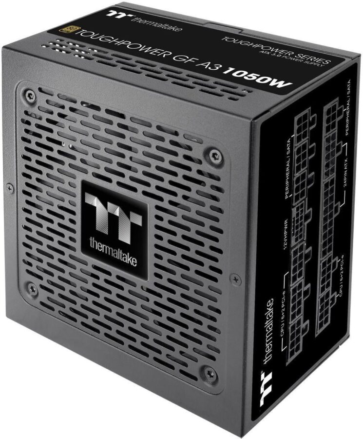 Блок питания Thermaltake ATX 1050W Toughpower GF A3 Gen.5 80+ gold 24pin APFC 120mm fan 12xSATA Cab Manag RTL