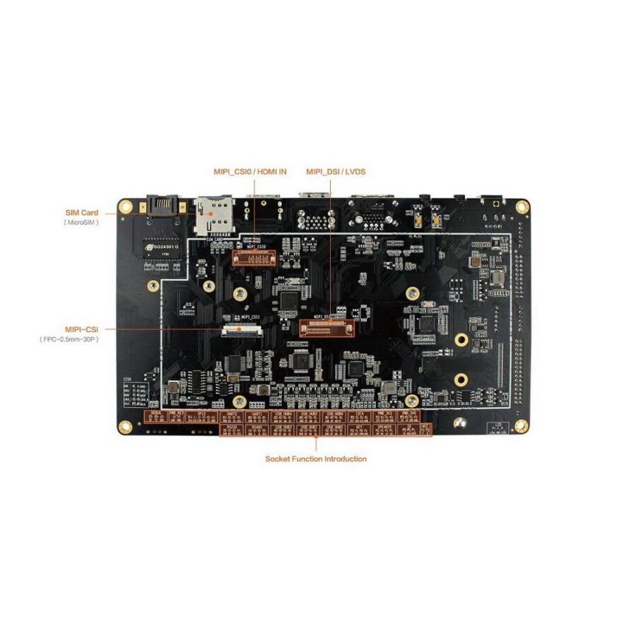 Одноплатный компьютер FireFly AIO-3399J-4GB 4G+16G HDMI IN, Core-3399J soldered with his backplane — изображение 3