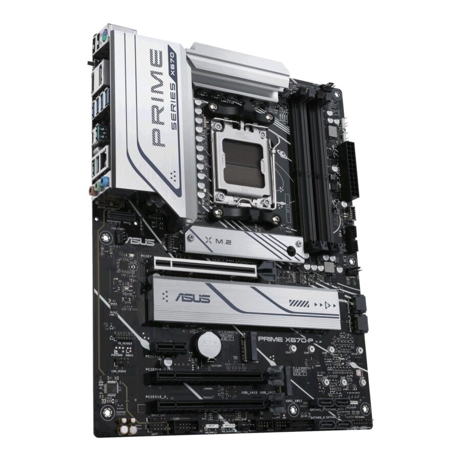 Материнская плата ASUS PRIME X670-P-CSM AM5 ATX 4xDDR5 3xPCIEx16 PCIEx1 3xM.2 USB-C DP HDMI 2.5GLAN (90MB1BU0-M0EAYC) — изображение 3
