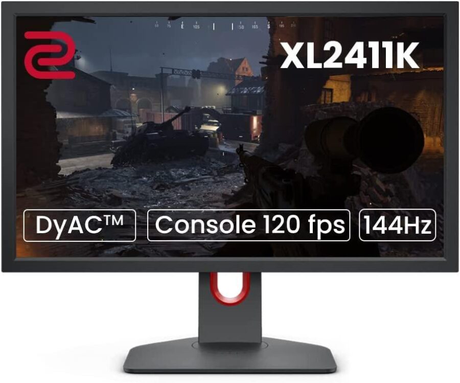 Мониторы/ Benq XL2411K 24'', 1920x1080, TN,  144Hz, 12M:1, 320cd, 1ms, 3xHDMI, DP, Speakers, FreeSync, Height adj 155, Pivot, 3Y, Black