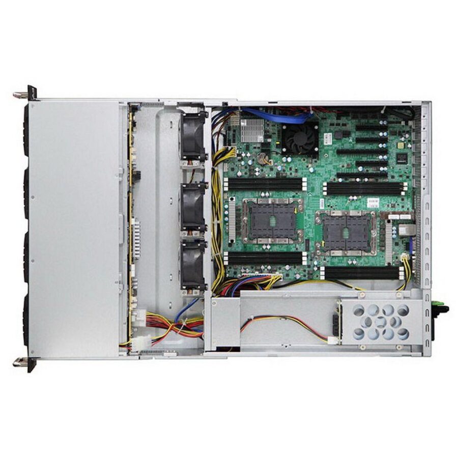 Корпус AIC XE1-3ET00-01 RSC-3ET, 3U, 16xSATA/SAS HS 3,5/2,5" universal bay + 2x2,5" 15mm rear HS bay + 4x2,5 7mm internal bay, up to 12"(W) x 13"(D) E-ATX, 1x12G 16-port EOB BP with 3xSFF-8643, 3x 80x38mm fan (middle), 800W 1+1 redundant 80+ Platinum, 28" — изображение 2