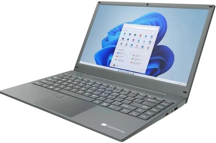 Ноутбук Gateway Ultra Slim 14 Ryzen 5 3500U 8Gb SSD256Gb AMD Radeon Vega 8 14.1" IPS FHD (1920x1080) Windows 11 Home black WiFi BT Cam (GWNR51416-BK) — изображение 2