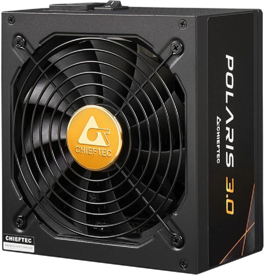 Блок питания Chieftec ATX 850W Polaris PPS-850FC-A3 80+ gold (20+4pin) APFC 135mm fan 12xSATA Cab Manag RTL — изображение 2