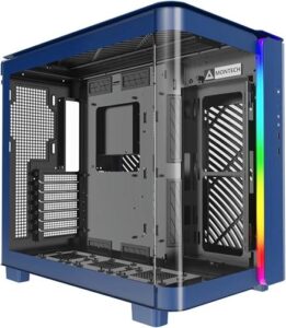 Купить Корпус Montech King 95 голубой без БП ATX 9x120mm 6x140mm 2xUSB3.0 audio bott PSU - 4D-15165463 из реестра по лучшей цене