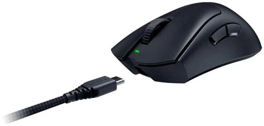 Мышь Razer DeathAdder V3 Pro черный оптическая 30000dpi беспров. USB-C 5but (RZ01-04630100-R3G1) — изображение 2