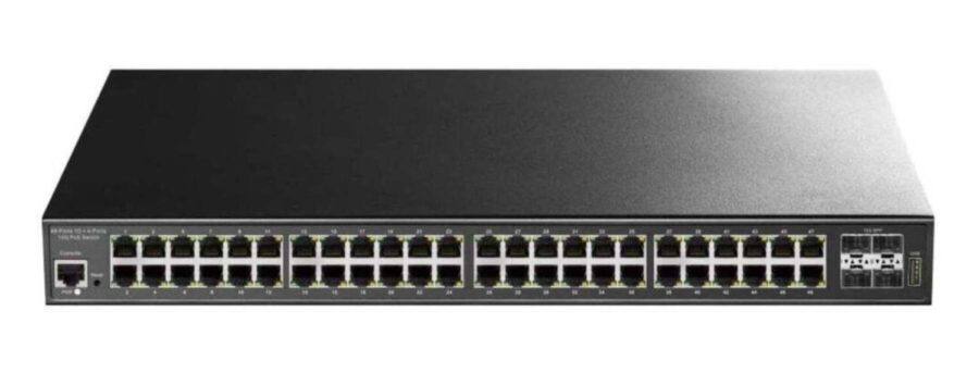Коммутатор/ 48-Port Layer 2 Managed Gigabit PoE++ Switch with 4 10G SFP ports 720W — изображение 2