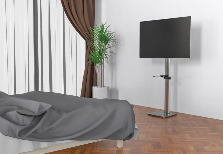 Стойка для телевизора Cactus CS-VM-ST97-D черный 37"-70" макс.68кг напольный — изображение 2