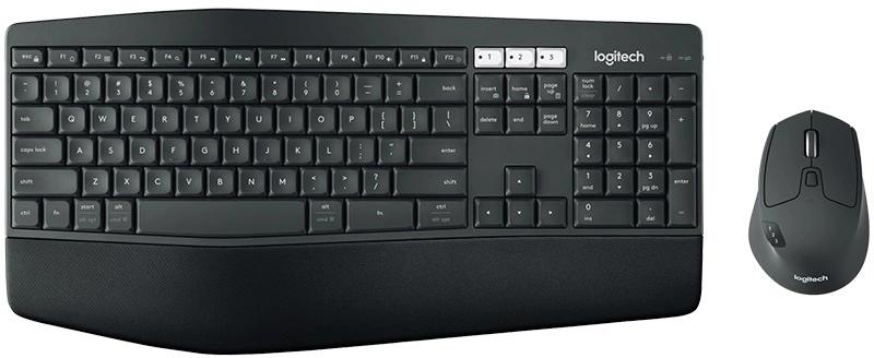 Клавиатура + мышь Logitech MK850 клав:черный мышь:черный USB беспроводная slim Multimedia (920-008226)