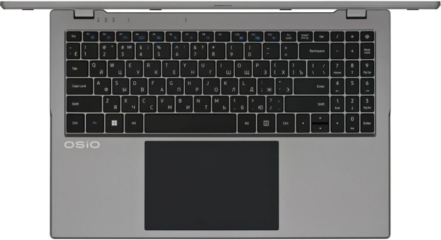 Ноутбук Osio BaseLine B150i-006s N-series N100 8Gb SSD512Gb Intel UHD Graphics 15.6" IPS FHD (1920x1080) Windows 11 Home silver WiFi BT Cam 5000mAh — изображение 4