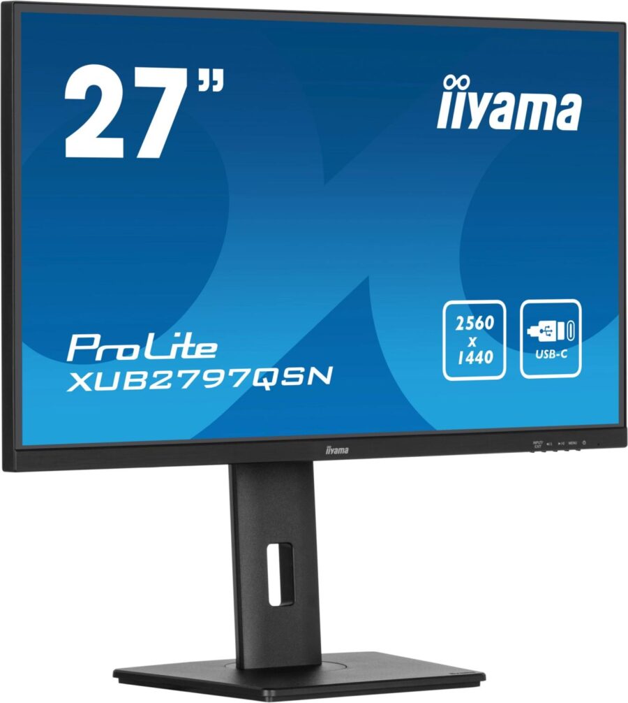 Монитор Iiyama 27" ProLite XUB2797QSN-B1 черный IPS LED 16:9 HDMI M/M матовая HAS Piv 1300:1 350cd 178гр/178гр 2560x1440 100Hz DP Quad HD 2K (1440p) USB 6.1кг — изображение 3