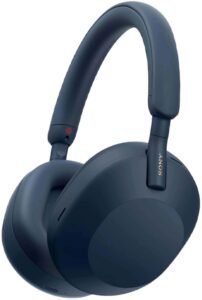 Купить Гарнитура мониторные Sony WH-1000XM5 1.2м синий беспроводные bluetooth оголовье (WH-1000XM5/L) - 4D-14709688 из реестра по лучшей цене