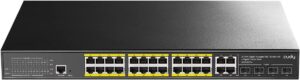 Купить Коммутатор/ 24-Port Layer 2 Managed Gigabit PoE+ Switch with 4 Gigabit Combo Ports, 400W - 4D-15285784 из реестра по лучшей цене