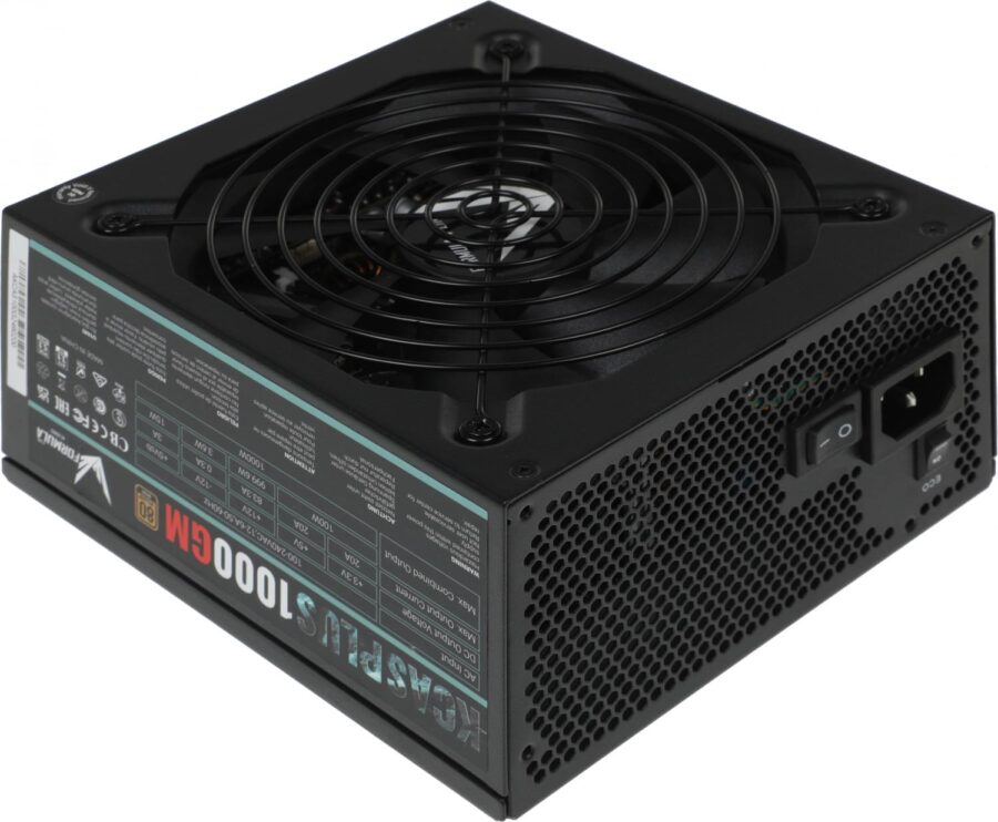 Блок питания Formula ATX 1000W AC KCAS PLUS 1000GM V2 80+ gold (20+4pin) APFC 140mm fan 10xSATA Cab Manag RTL — изображение 3
