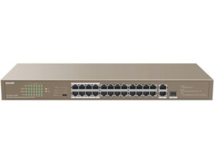 Купить Коммутатор Tenda TEF1126P-24-250W 24FE+2GE/1SFP Rackmount Switch With 24-Port PoE - 4D-14840159 из реестра по лучшей цене