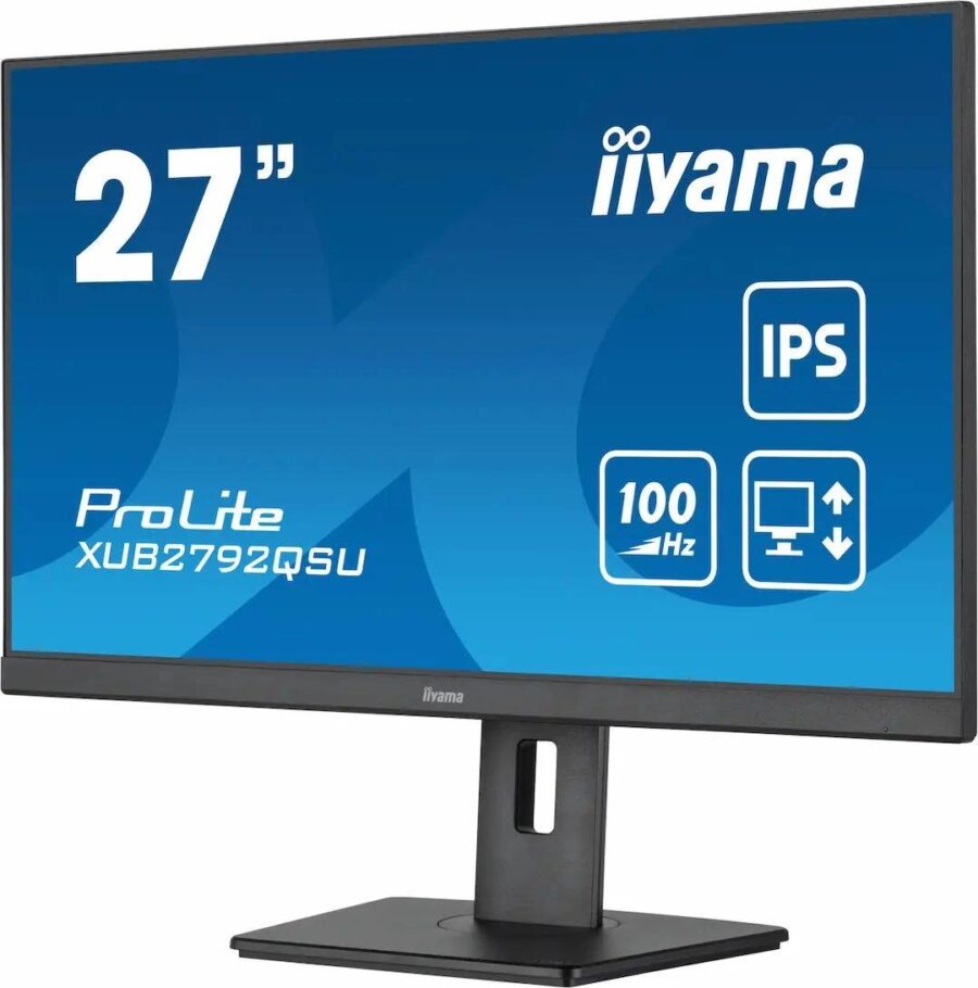 Монитор Iiyama 27" ProLite XUB2792QSU-B6 черный IPS LED 0.4ms 16:9 HDMI M/M матовая HAS Piv 250cd 178гр/178гр 2560x1440 100Hz DP WQ USB 6.1кг — изображение 4