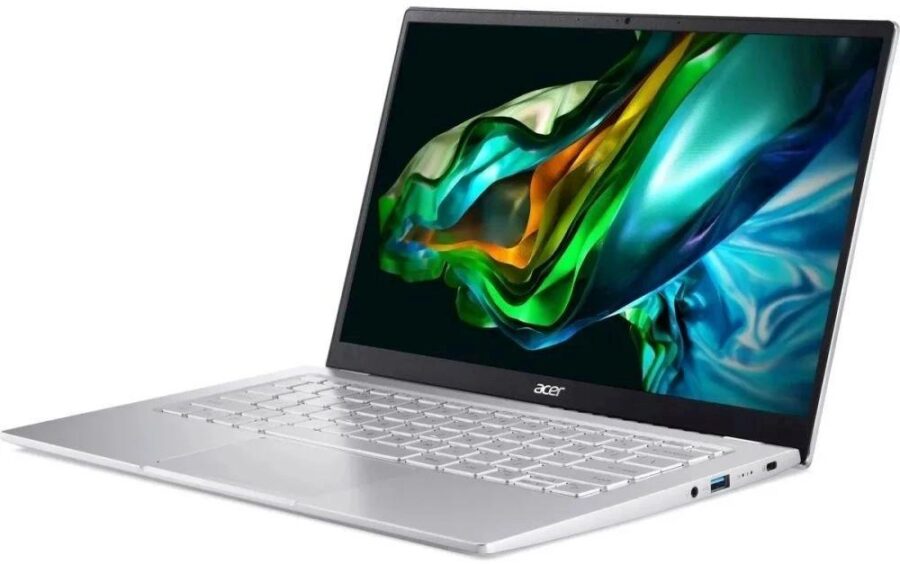 Ноутбук Acer Swift Go 14 SFG14-41-R7EG Ryzen 7 7730U 16Gb SSD1Tb AMD Radeon 14" IPS FHD (1920x1080) Windows 11 Home silver WiFi BT Cam (NX.KG3CD.002) — изображение 4