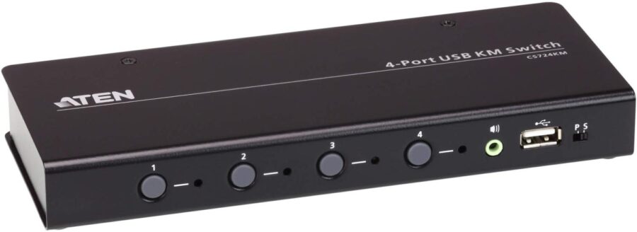 4-портовый USB КМ-переключатель с функцией Boundless Switching (кабели включены)/ 4-Port USB Boundless KM Switch — изображение 3