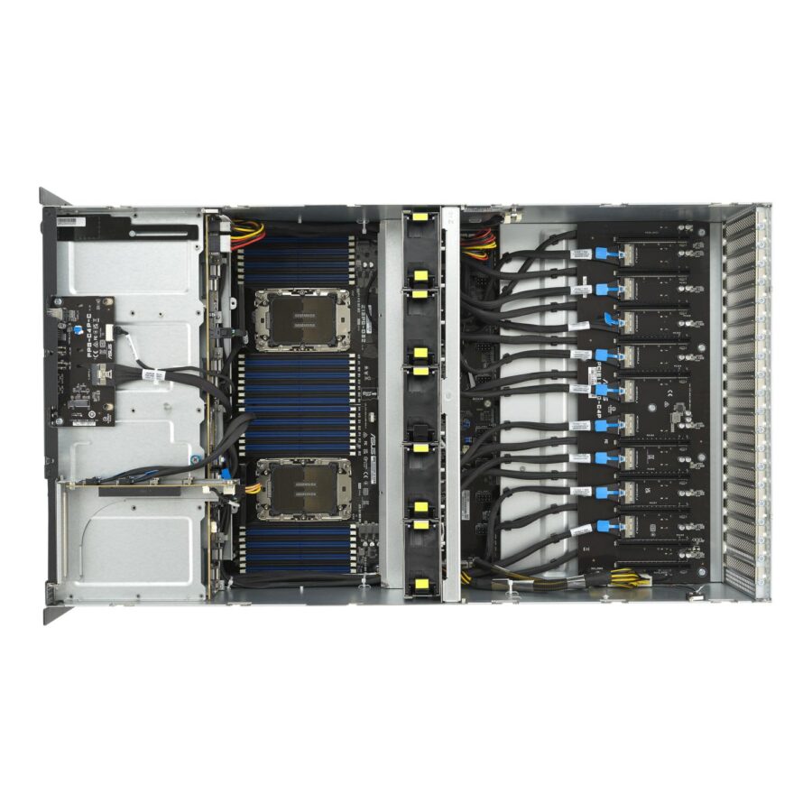 Серверная платформа/ ASUS ESC8000A-E12-SKU2/10G/3kW(2+2)/2 PCIe/2 NVMe — изображение 2