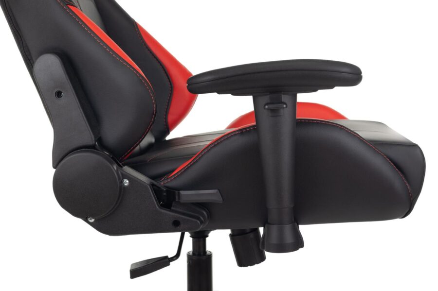 Кресло игровое Zombie VIKING 5 AERO черный/красный эко.кожа с подголов. крестов. пластик — изображение 4