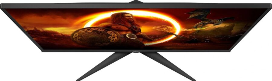 Монитор AOC 23.8" 24G2SPAE черный/красный IPS LED 1ms 16:9 HDMI M/M матовая 250cd 178гр/178гр 1920x1080 165Hz FreeSync Premium VGA DP FHD 3.75кг — изображение 4