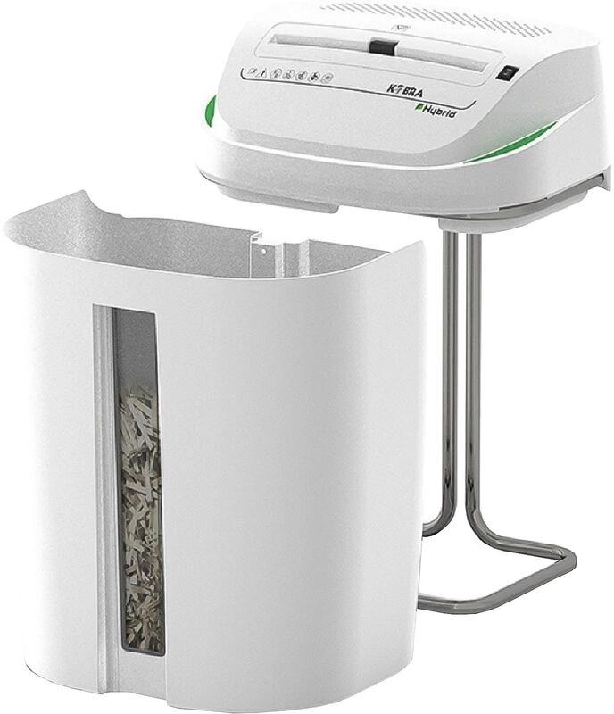 Шредер Kobra S6-Hybrid E/S серый (секр.Р-2) ленты 26лист. 40лтр. скрепки скобы пл.карты CD — изображение 2