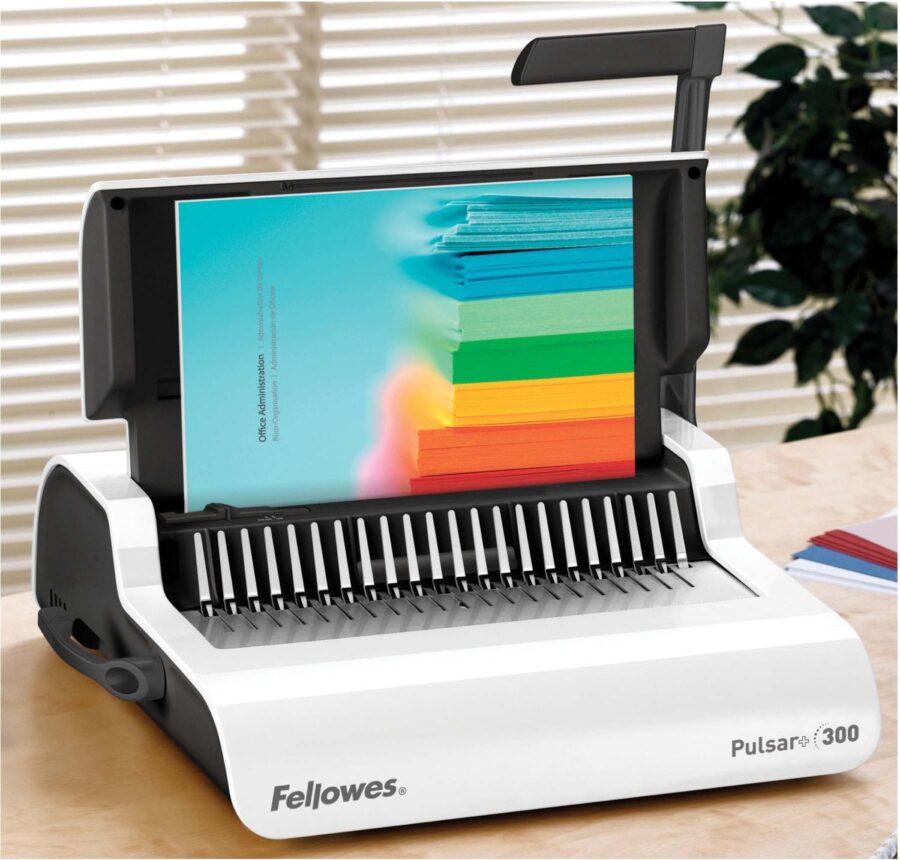 Переплетчик Fellowes PULSAR+ на пластиковую пружину, сшивает до 300 лст., перфорирует 20 лст. Переплетчик Fellowes PULSAR+ — изображение 4