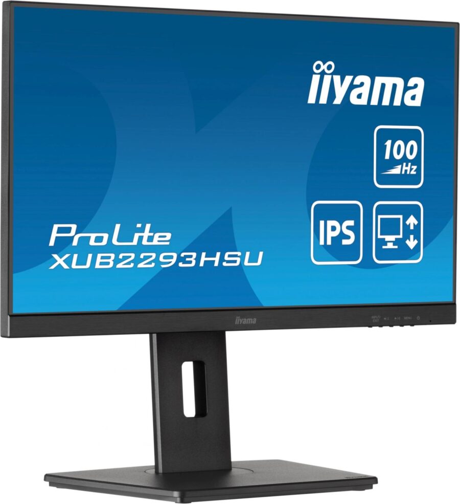 Монитор Iiyama 21.5" ProLite XUB2293HSU-B6 черный IPS LED 1ms 16:9 HDMI M/M матовая HAS Piv 1000:1 250cd 178гр/178гр 1920x1080 100Hz DP FHD USB 3.9кг — изображение 4