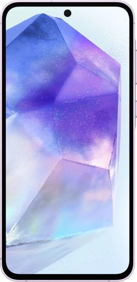 Смартфон Samsung SM-A556E Galaxy A55 5G 256Gb 8Gb лаванда моноблок 3G 4G 2Sim 6.6" 1080x2340 Android 14 50Mpix 802.11 a/b/g/n/ac/ax NFC GPS GSM900/1800 GSM1900 TouchSc Protect microSD max1024Gb — изображение 2