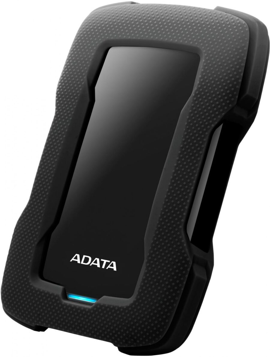 Внешний жесткий диск/ Portable HDD 4TB ADATA HD330 (Black), Silicone, USB 3.2 Gen1, 133x89x23mm, 316g /3 года/ — изображение 2