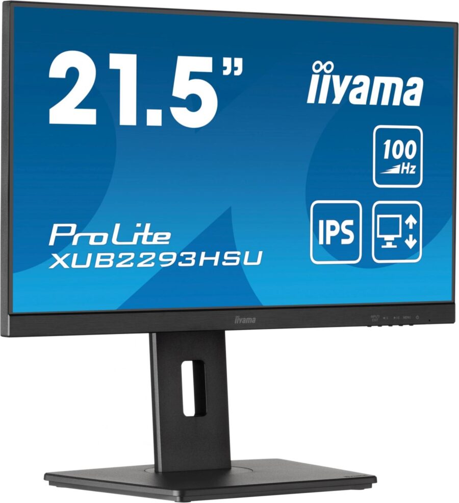 Монитор Iiyama 21.5" ProLite XUB2293HSU-B6 черный IPS LED 1ms 16:9 HDMI M/M матовая HAS Piv 1000:1 250cd 178гр/178гр 1920x1080 100Hz DP FHD USB 3.9кг — изображение 3