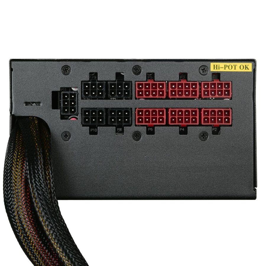 Блок питания ACD PUO1050V-G 1050W 80+ Gold, Modular, 20+4 PIN,CPU(4+4)PIN*1, CPU8PIN*1, PCI-E(6+2)P*6, HDD*5, FDD*1, SATA*12, RLT{2} (550694) — изображение 2