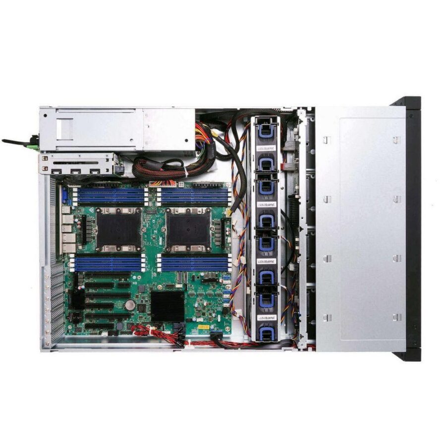 Компьютерный корпус IW-RS212-07 OCULINK BP 800W*2/PDB/FAN 8038mm*4/OCUlink*4 BP/rear 2.5" HDD module(12G)/28 RAIL/power cord*2 — изображение 3