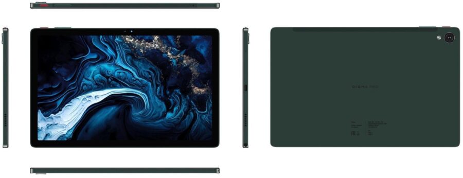 Планшет Digma Pro Pulse T606 (1.6) 8C RAM8Gb ROM128Gb 10.4" In-Cell 2000x1200 4G 2Sim Android 14 темно-зеленый 13Mpix 5Mpix BT WiFi microSD 128Gb 7000mAh — изображение 4