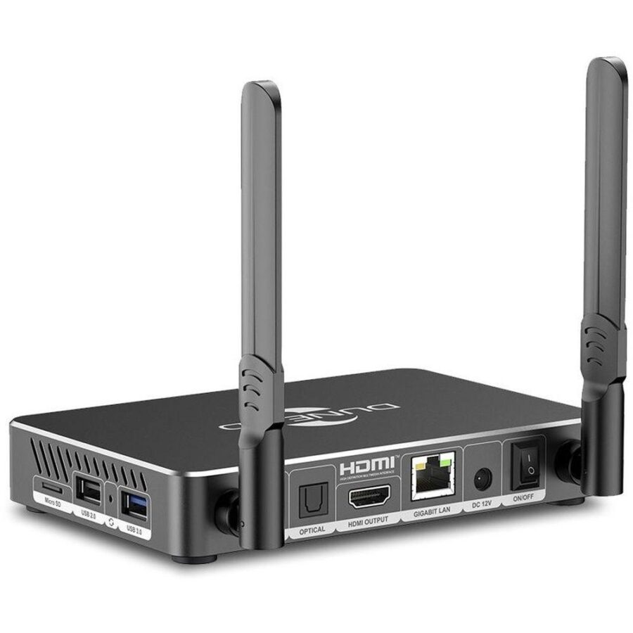 Медиаплеер/ Mediaplayer Dune HD Pro 8K Plus: 8K/60 Hz/Dolby Vision/HDR10+/HDR, CPU Amlogic S9284-K/J, RAM 8 Gb, Flash 64 Gb, 1xUSB3.0,  1xUSB2.0, LAN 1000Mb/s, WiFi 802.11ax, BT 5.2, HDMI 2.1a, S/PDIF, Audio Out miniJack, BT+Voice Remote Control, Android — изображение 3