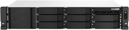 Сетевое хранилище без дисков/ SMB QNAP TS-864eU-RP-8G NAS, 8-tray 3,5"/2,5" w/o HDD, 4-core Intel Celeron N5095 2.0-2.9 GHz, 8GB DDR4 max, 2x2.5GbE LAN, 2U Rackmount, 2x300W PSU. W/o rail kit RAIL-B02