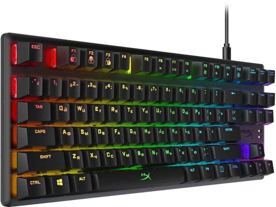 Клавиатура HyperX Alloy Origins Core механическая черный USB for gamer LED (4P5P3AA#ABA) — изображение 2