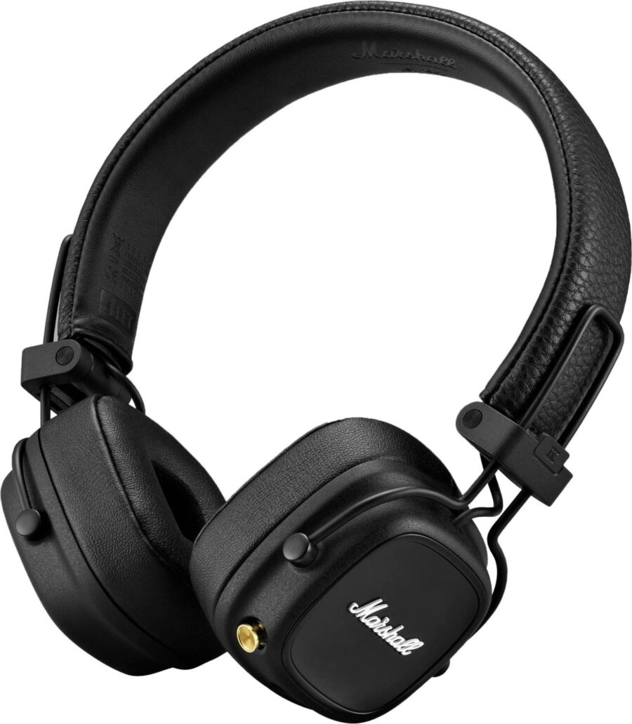 Гарнитура накладные Marshall Major IV черный беспроводные bluetooth оголовье (1005773) — изображение 4