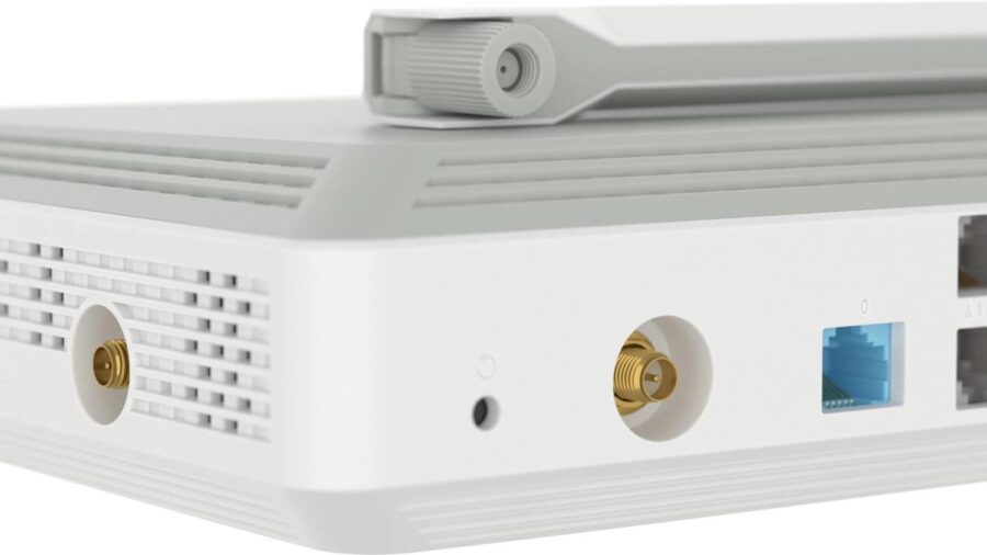 Роутер беспроводной Keenetic Peak (KN-2710 + KN-3311) AC2600 10/100/1000BASE-TX/SFP/4g ready серый